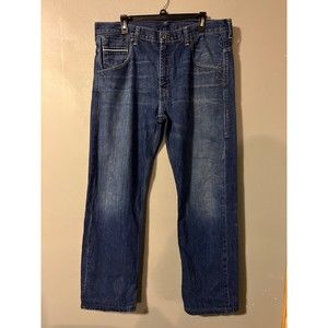 Levis 569 Jeans 36x34 Black‎ Label  100% Cotton, Double Back Pockets Loose